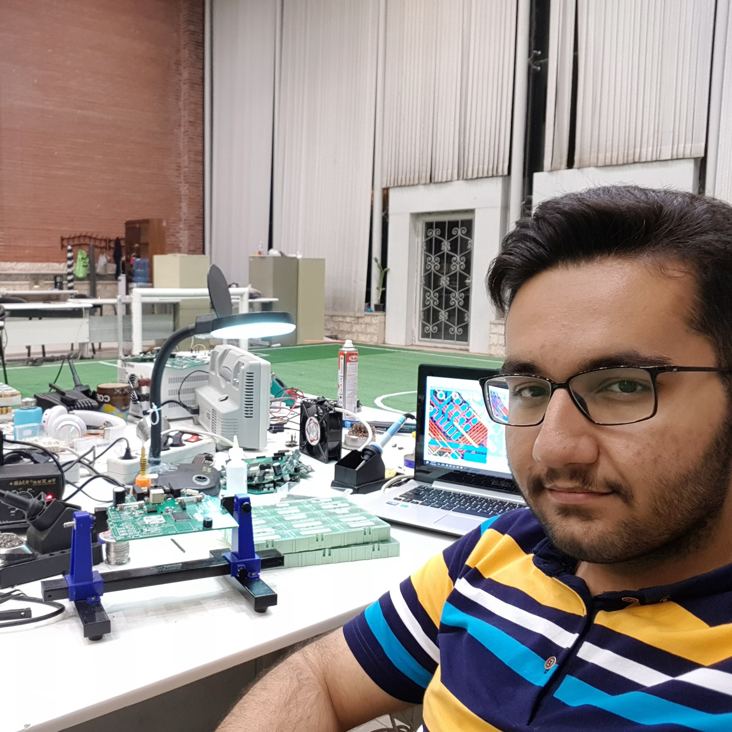 Late-night preparation at MRL for RoboCup Sydney 2019